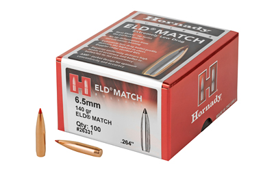 HRNDY ELD-M 6.5MM .264 140GR 100CT, SKU HRB26331