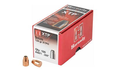 HRNDY XTP 9MM .355 124GR 100CT, SKU HRB35571