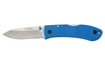 KBAR DOZIER FOLDING KNIFE 3" PLN BLU, SKU KBAR4062BL