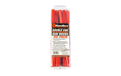 KLEEN BR DBL END NYLON BR BRUSH 20PK, SKU KLBUT221-RED-20PKEA