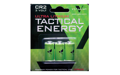 VIRIDIAN CR2 LITH BATTERY 3-PK, SKU LAS350-0004