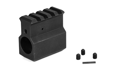 LBE .750 GAS BLOCK W/RAIL BLK, SKU LBARGBR-UH