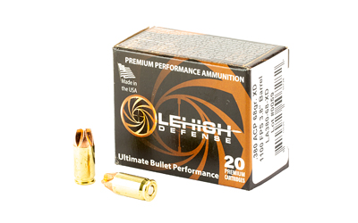 LEHIGH XTRM DFNS .380ACP 68GR 20/200, SKU LHLA380-68-XD