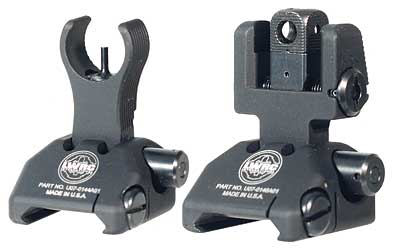 LWRC SKIRMISH FRONT/REAR SIGHT BLK, SKU LW200-0065A01