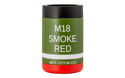 MFT M18 RED SMOKE CAN COOLER 12OZ, SKU MFTDM18R-CAN