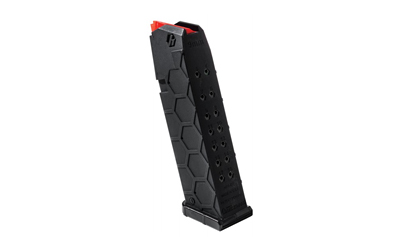 HEXMAG MAGAZINE GLOCK 17 9MM BLK, SKU MGHX17-G17-BLK