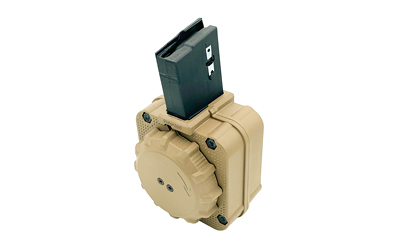 PROMAG AR-15 5.56 DRUM 65RD POLY FDE, SKU MGPMDRM-A8-FDE