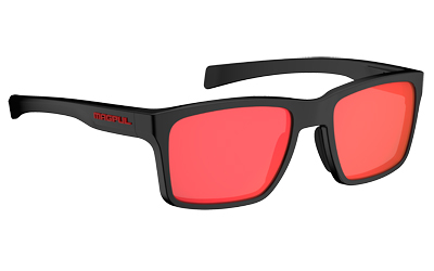 MAGPUL RIDER BLK FRAME GRY/RED LENS, SKU MPIMAG1277-1-001-1140