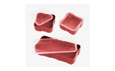 MAGPUL DAKA GRID BINS 2X2/2X4 RED, SKU MPIMAG1389-RED