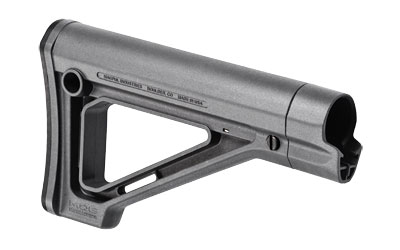 MAGPUL MOE FIXED STK MIL-SPEC GRY, SKU MPIMAG480GRY