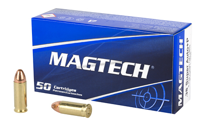 MAGTECH 38SUPER +P 130GR FMJ 50/1000, SKU MT38S