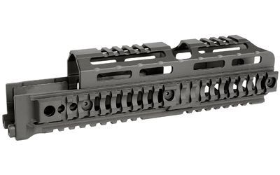 MIDWEST AK ALPHA QUAD RAIL 10" BLK, SKU MWMI-AK-ALPHA-QR-10