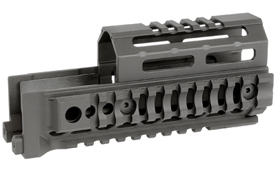 MIDWEST AK ALPHA QUAD RAIL 6.0" BLK, SKU MWMI-AK-ALPHA-QR-6