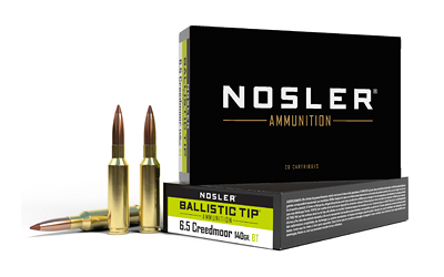 NOSLER 6.5 CREEDMOOR 140GR BT 20/180, SKU NOS40064