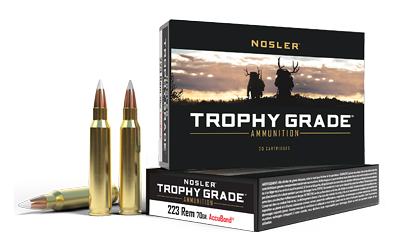 NOSLER TG 223REM 70GR AB 20/200, SKU NOS61036