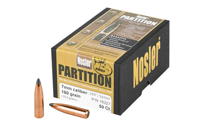 NOSLER 7MM 160GR SP PARTITION 50CT, SKU NOSB16327