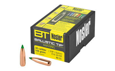 NOSLER 30 CAL 165GR 50CT, SKU NOSB30165