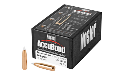 NOSLER 7MM 160GR ACCUBOND 50CT, SKU NOSB54932