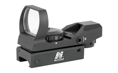 NCSTAR RED/GRN DOT REFLEX SIGHT BLK, SKU NSTARD4RGB