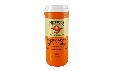 HOPPES GUN OIL WIPES 7X8" 120CT, SKU PI9GO