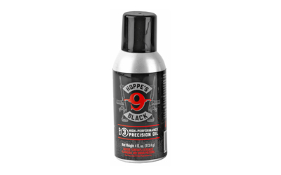 HOPPES BLACK LUBE AEROSOL 4OZ, SKU PIHBL4AEA