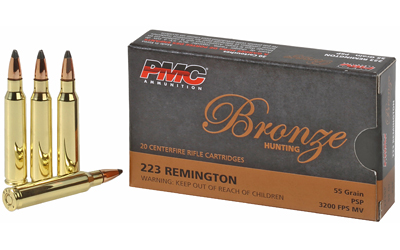 PMC BRNZ 223REM 55GR SP 20/800, SKU PMC223SP