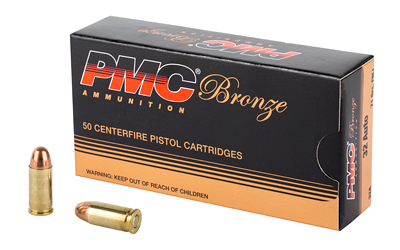 PMC BRNZ 32ACP 71GR FMJ 50/1000, SKU PMC32A