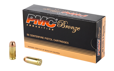 PMC BRNZ 40SW 180GR FMJ FP 50/1000, SKU PMC40E