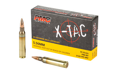 PMC XTAC 556NATO 55GR FMJBT 20/1000, SKU PMC556X