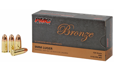 PMC BRNZ 9MM 124GR FMJ 50/1000, SKU PMC9G