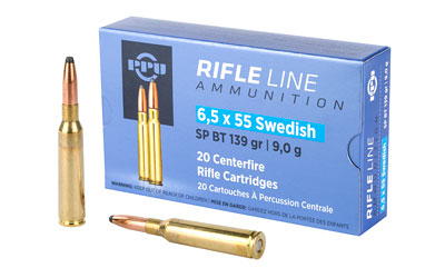 PPU 6.5X55 SWEDISH SP 139GR 20/200, SKU PPUPP6SWS