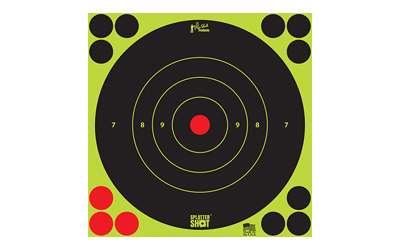 PRO-SHOT TARGET 8" GRN BULLSEYE 6PK, SKU PRO8B-GREEN-6PK