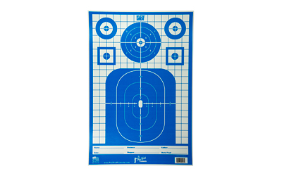 PRO-SHOT TARGET TACT PRECISION 8PK, SKU PROTACTPREC-BLUE-8PK