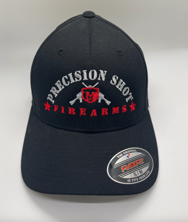 Black Flexfit Precision Shot Firearm PSF hat