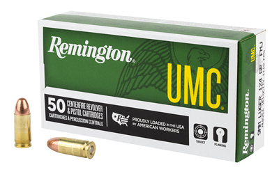 REM UMC 9MM 124GR FMJ 50/500, SKU REM23718