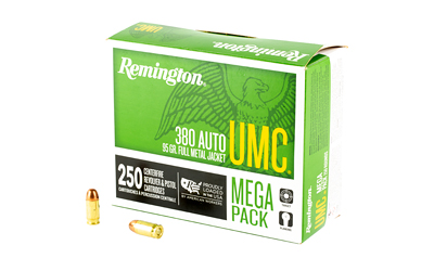 REM UMC MP 380ACP 95GR FMJ 250/1000, SKU REM23721