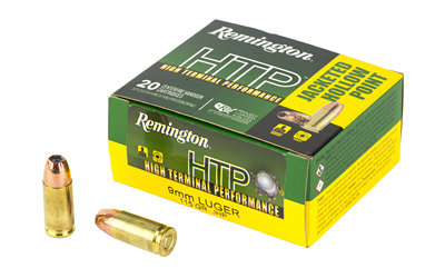 REM 9MM LUGER 115GR JHP 20/500, SKU REM28288