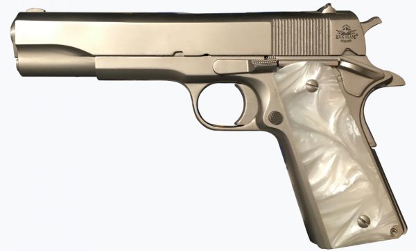 M1911-A1 GI 45ACP 5" NICKEL, 56418