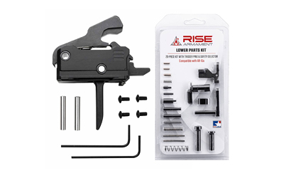 RISE RAVE FLAT TRIGGER W/LPK, SKU RISET017F-12003