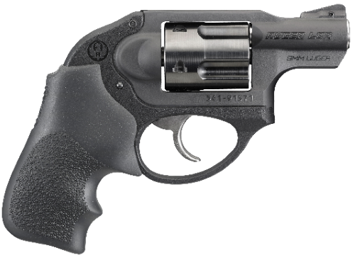 LCR 9MM BLK/HOGUE GRIP 5RD DAO, 5456