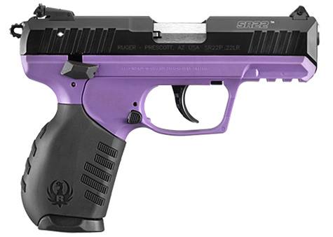 SR22 PISTOL 22LR BL/PURPLE AS#, 3606