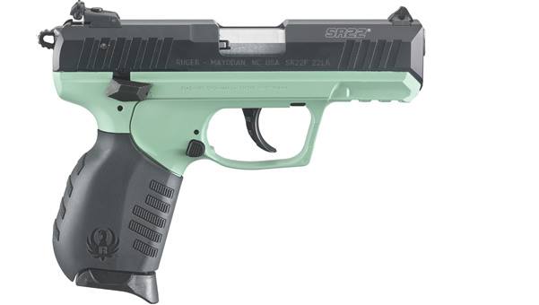 SR22 PISTOL 22LR BL/TURQUOISE#, 3625