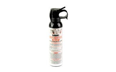 SABRE 9.2OZ BEAR/MNT LION SPRAY BLK, SKU SABFBADX-06