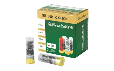 S&B 12GA 2.75 1.25OZ 00 12PEL 25/250, SKU SB12BSC