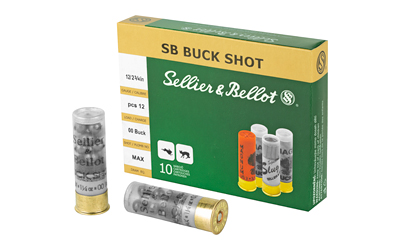 S&B 12GA 2.75 1.25OZ 00 12PEL 10/250, SKU SB12BSE