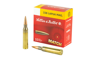 S&B 338LAPUA 300GR SIERRA 10/100, SKU SB338LMB