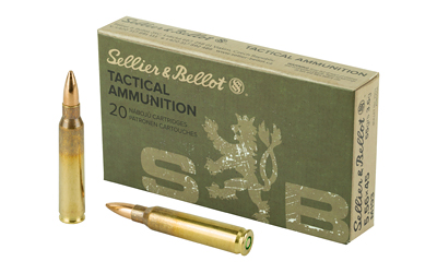 S&B 556NATO 55GR FMJ 20/1000, SKU SB556A