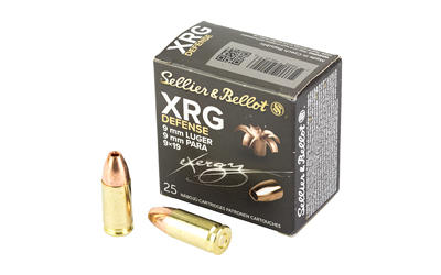 S&B 9MM 100GR XRG 25/1000, SKU SB9XA