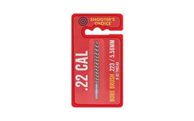 SHOOTERS CHOICE .22CAL BORE BRUSH 3", SKU SCSHF-322-3B