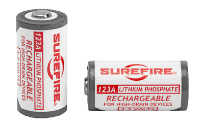 SUREFIRE LFP 123A RECHARGE BATT 2PK, SKU SFSFLFP123